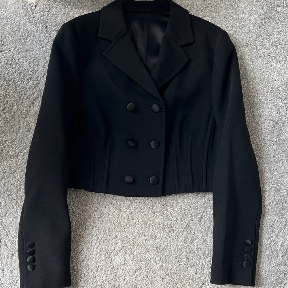 Dolce & Gabbana Elegant Black Double-Breasted Women's Jacket
